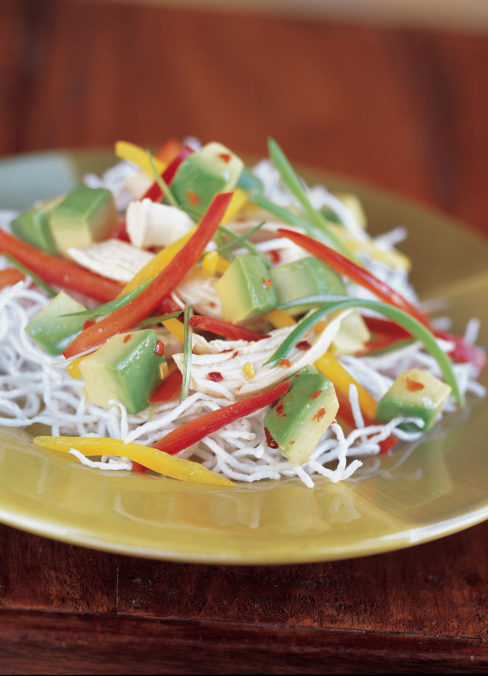 Asian Chicken and Avocado Salad