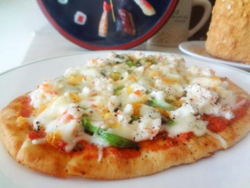 Avocado Crab Pizza with Fireworks Sauce - California Avocados