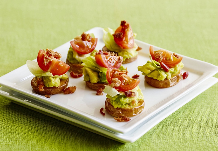 BLT & Avocado Potato Bites - California Avocados