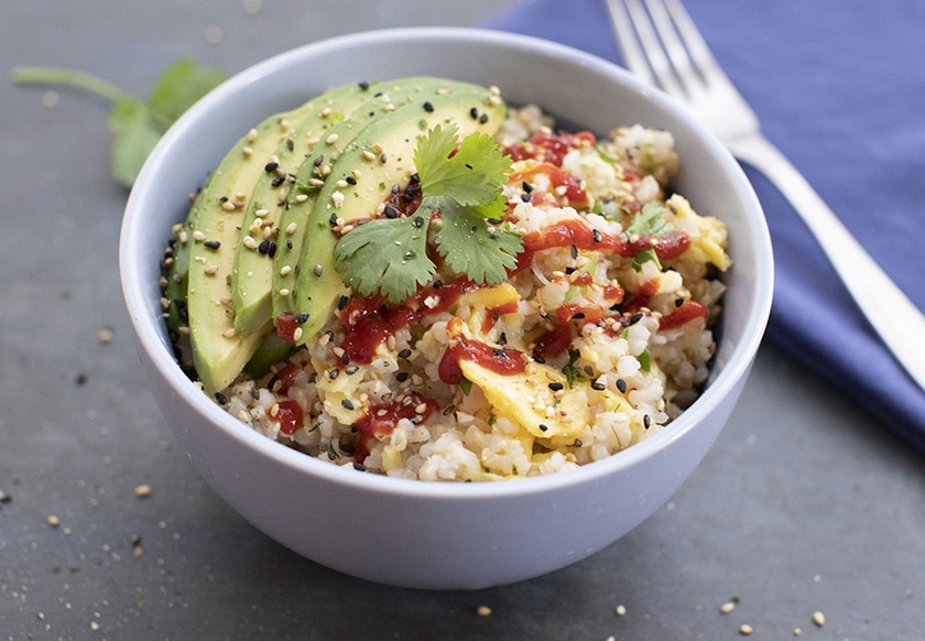 Bulgur & quinoa lunch bowls recipe
