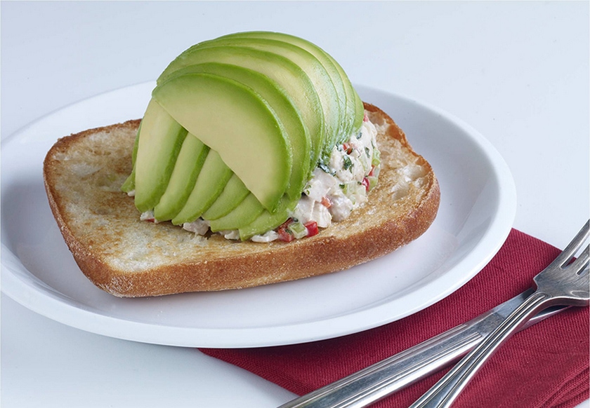 California Avocado Stuffed Chicken Salad Sandwich California Avocados