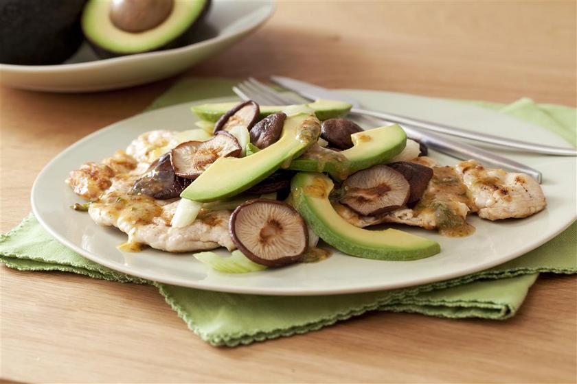 Avocado Chicken Paillard & Mushrooms - California Avocados