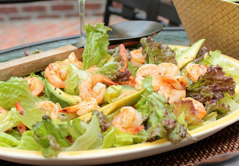 Grilled Shrimp Salad with Chili Lime Dressing - The Defined Dish