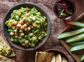 Kid Friendly Avocado Hummus Cups - California Avocados