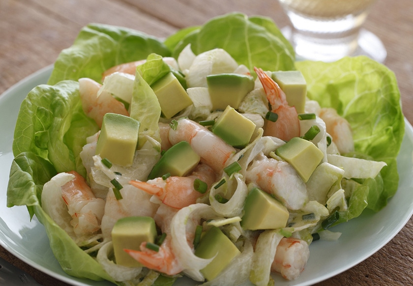 Mary Bergen’s Shrimp, Endive and California Avocado Salad - California Avocados