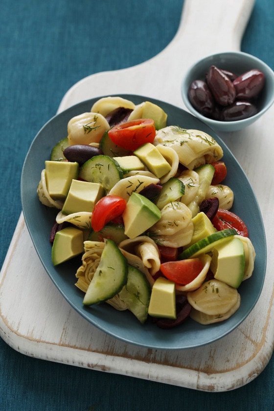 Mediterranean Pasta Salad with California Avocado California Avocados
