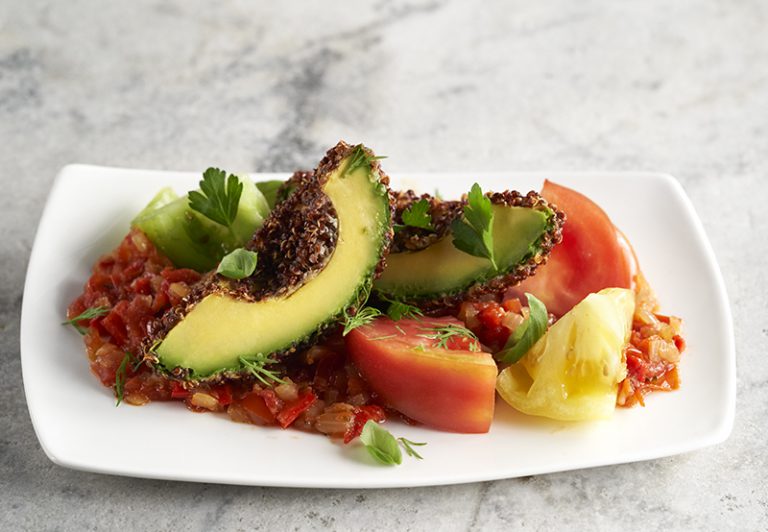 Quinoa Crusted California Avocado Salad California Avocados