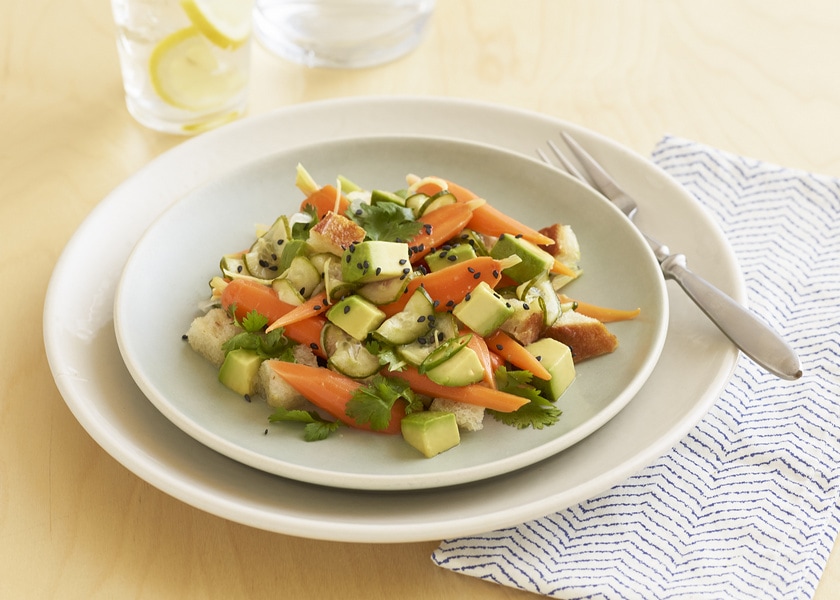 Spicy Carrot, Cucumber and Fresh California Avocado Salad - California Avocados