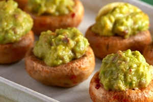 Stuffed Mushroom Guac Poppers - California Avocados