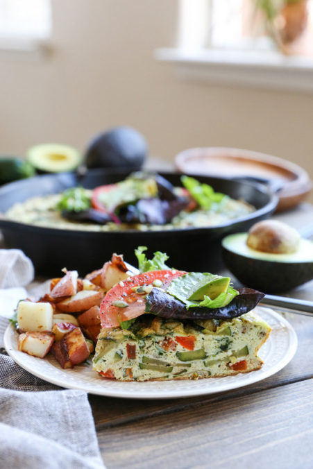 Make Mornings Great with this One-Pan Frittata & Avocado Salsa