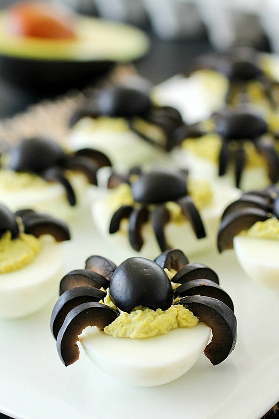 Spider Deviled Eggs Recipe