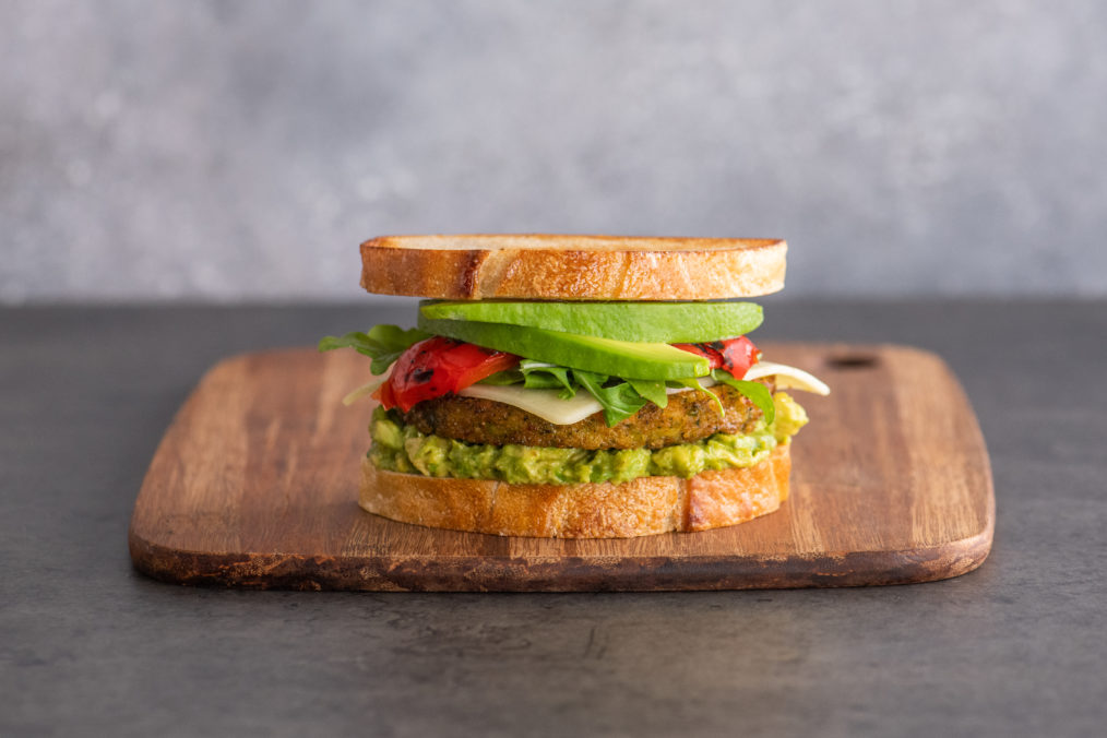 Double Avocado Veggie Burgers - California Avocados