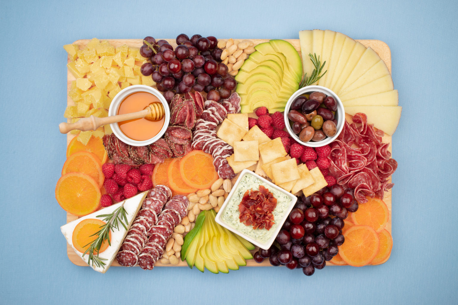 Crispy Prosciutto & Cheese Board California Avocados