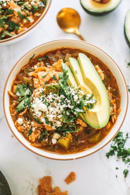 Chicken Enchilada Soup - California Avocados