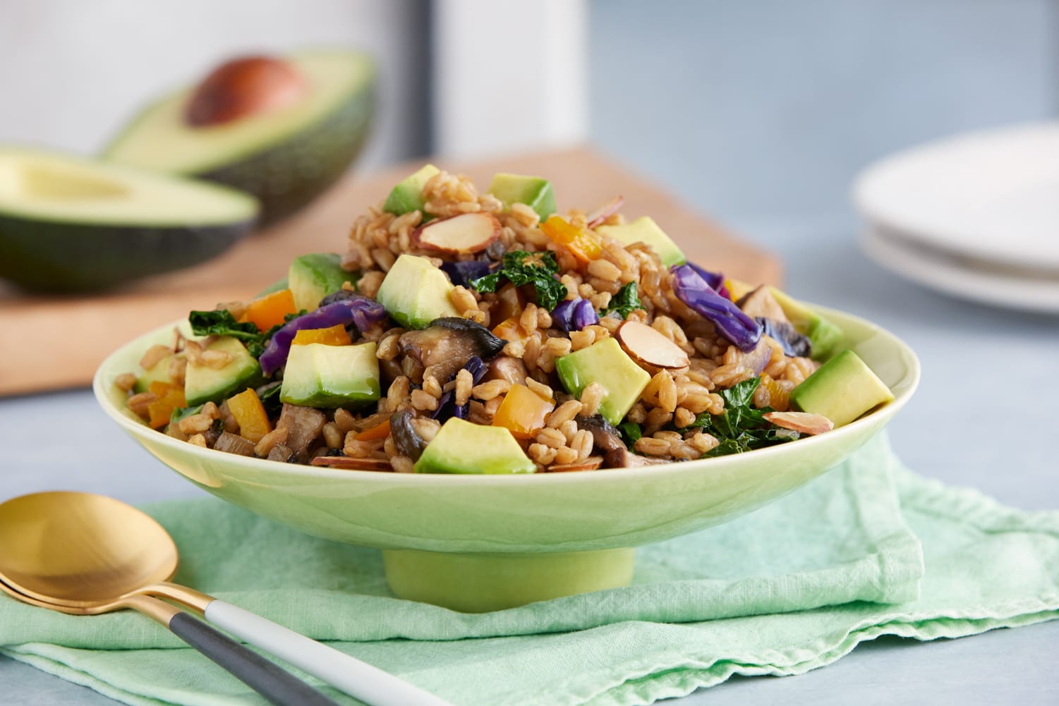Farro Fried “Rice” with California Avocado California Avocados