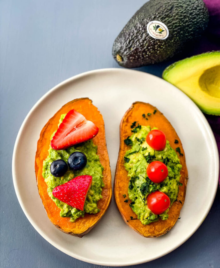 Sweet Potato Avocado Toast California Avocados