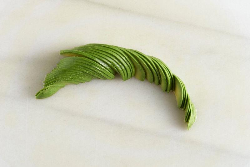 How to Make an Avocado Rose Step 4