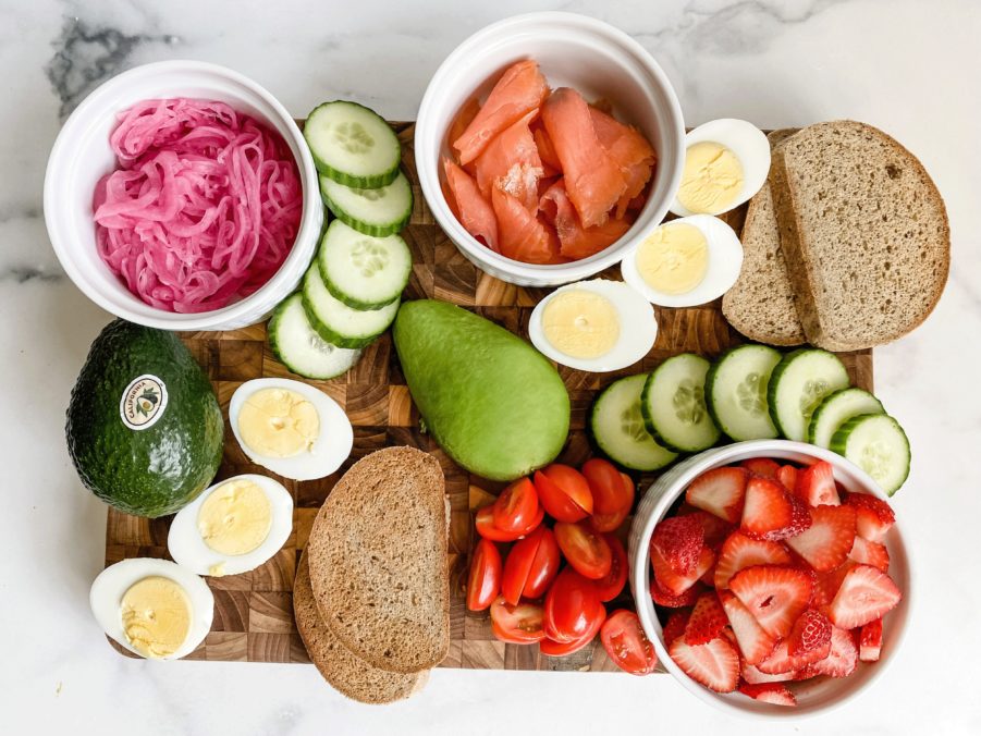 California Avocado Brunch Charcuterie Board