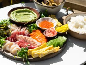 California Avocado Sashimi Board