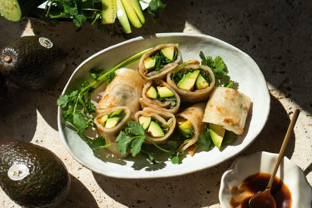 Green Onion Pancake California Avocado Rolls