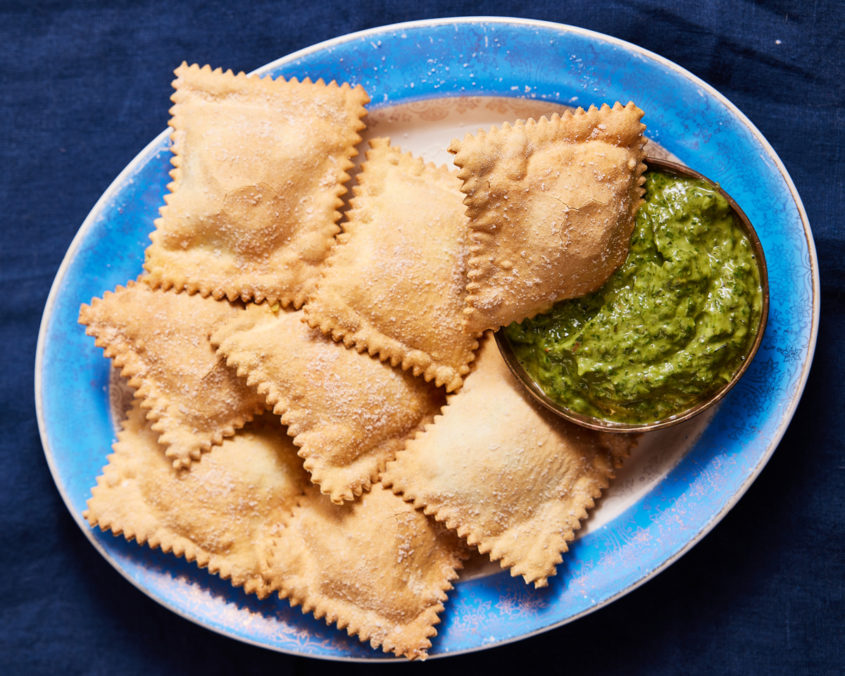 California Avocado Air Fried Ravioli