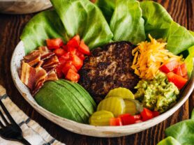 California Burger in a Bowl