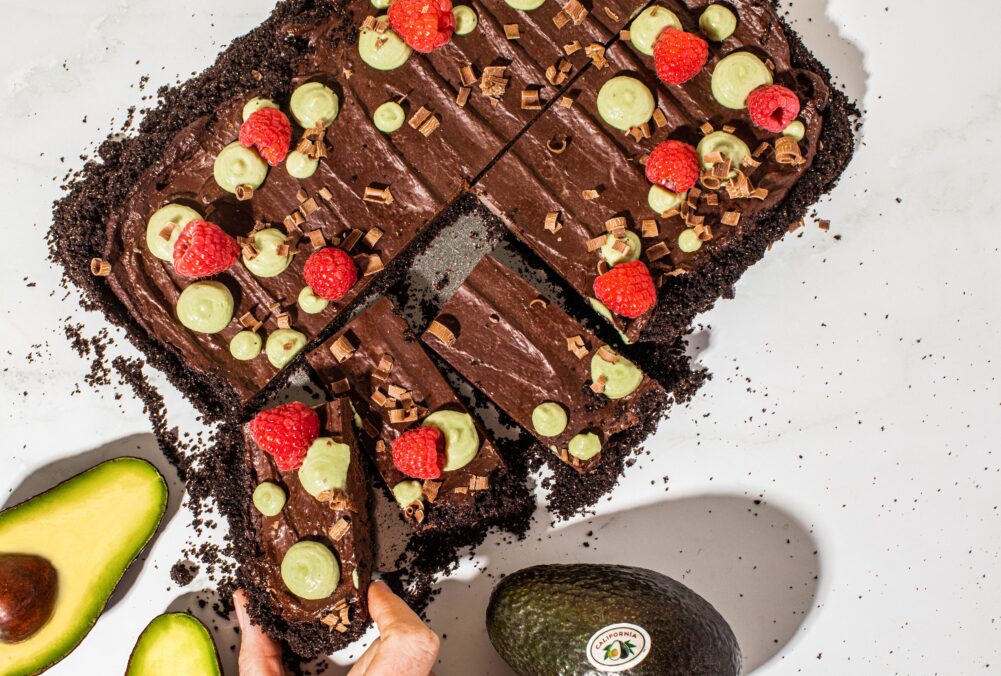 Chocolate California Avocado Tart
