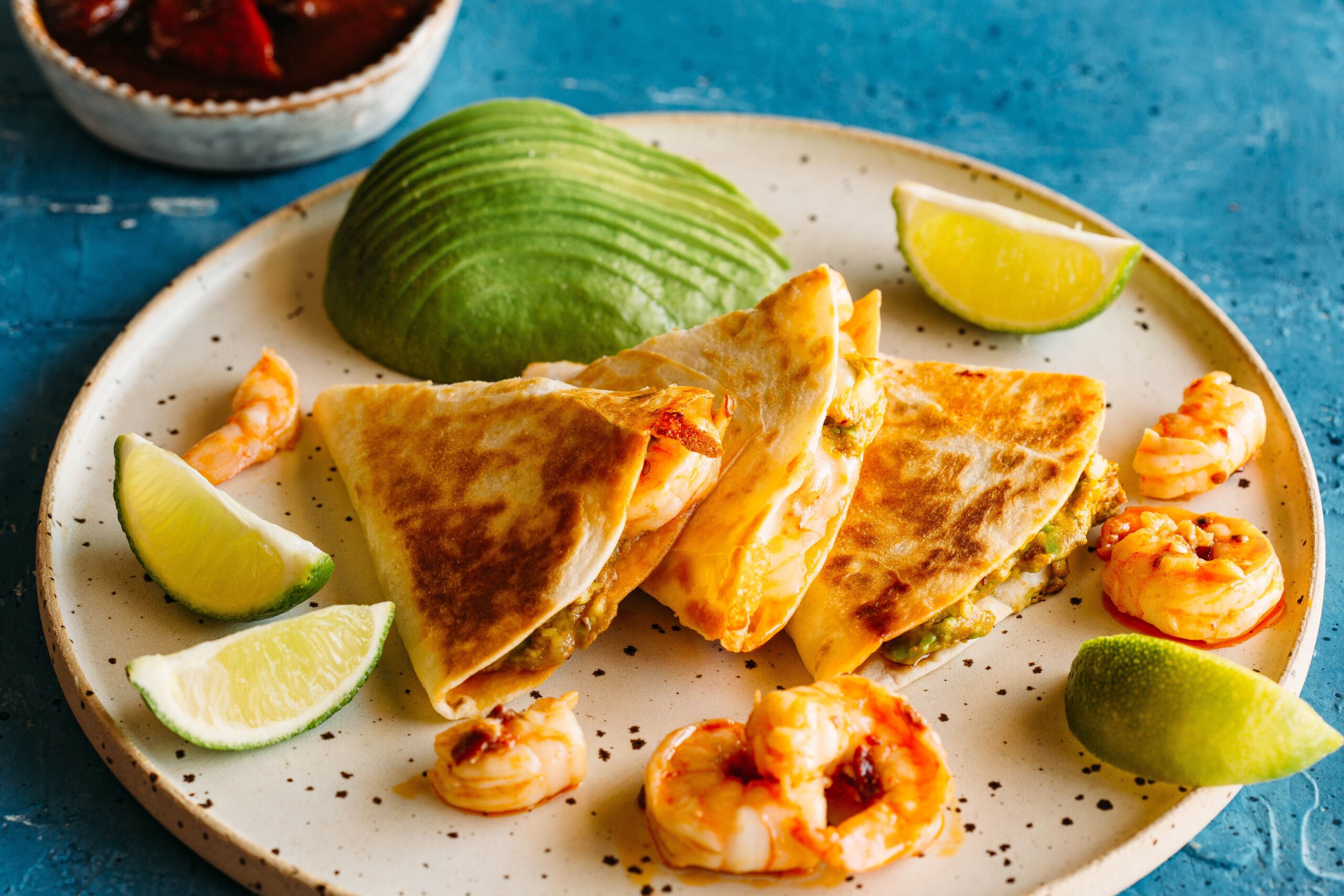 Shrimp Quesadilla with Avocado - California Avocados