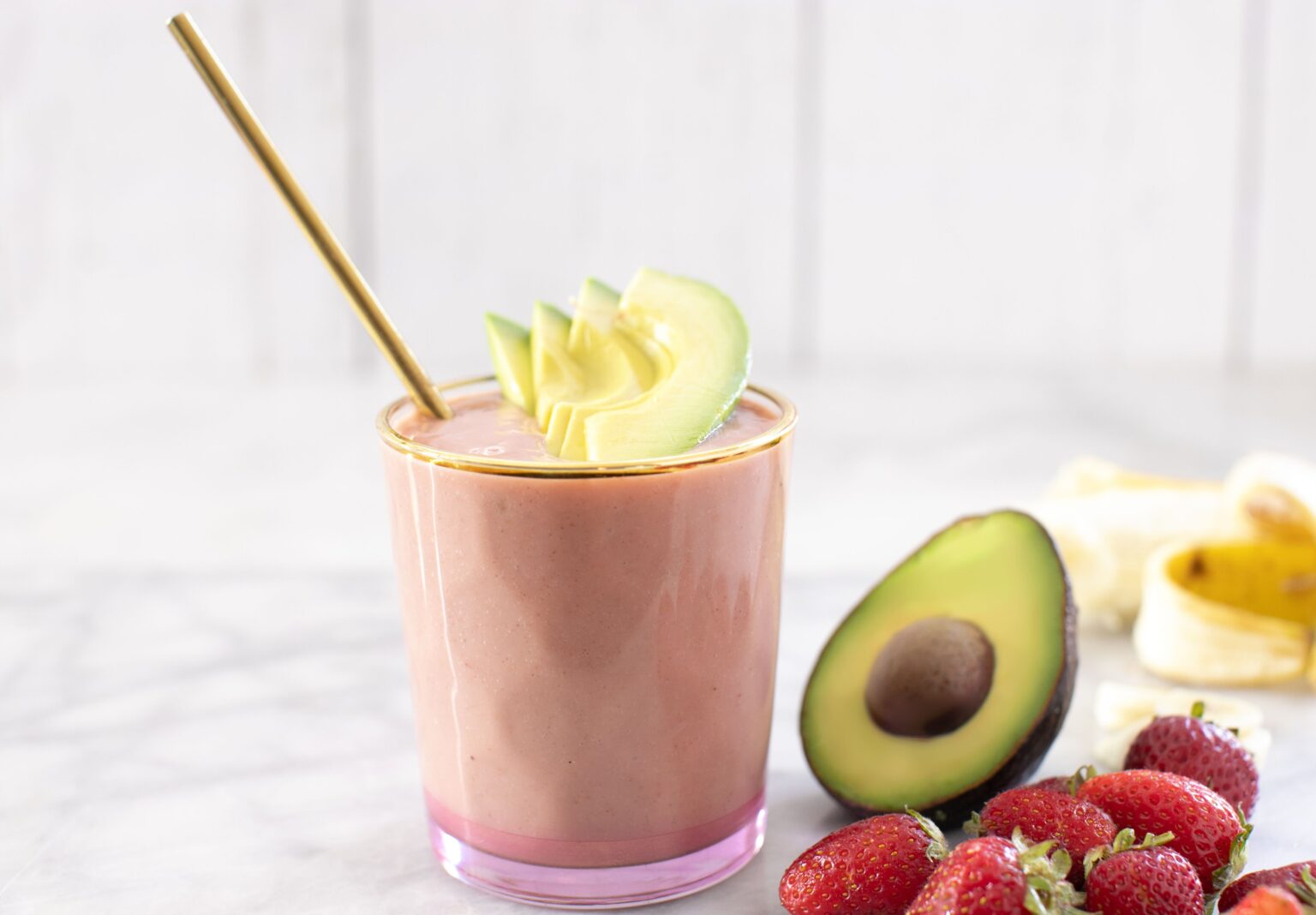 Strawberry Banana Avocado Smoothie - California Avocados