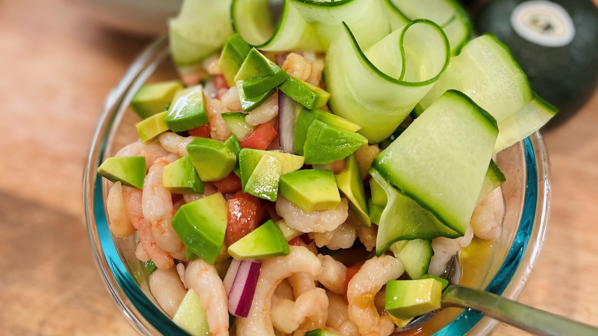 Tropical Shrimp and Avocado Salad California Avocados