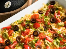A photo of California Avocado 7-Layer Dip