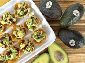 A photo of California Avocado Tuna Wonton Cups