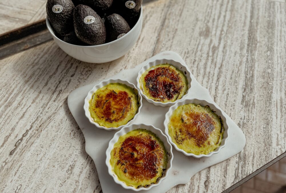 A photo of California Avocado Creme Brulee