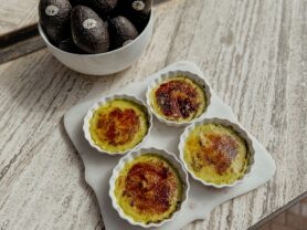 A photo of California Avocado Creme Brulee